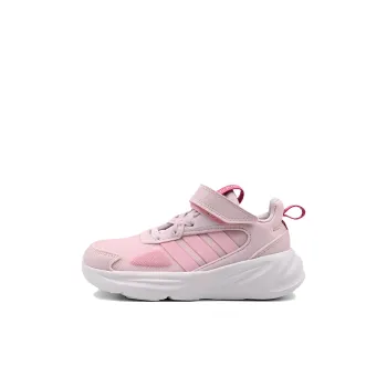 Adidas Neo Ozelle Running Lifestyle Cushioned Slip Resistant Low Top Running Shoes Pink White Kids'