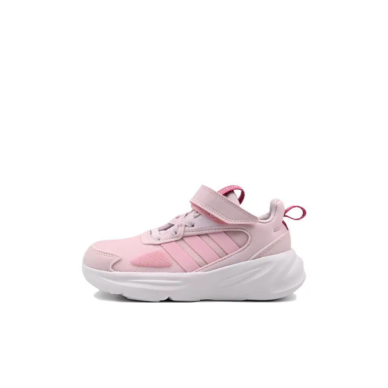 Adidas Neo Ozelle Running Lifestyle Cushioned Slip Resistant Low Top Running Shoes Pink White Kids'-0
