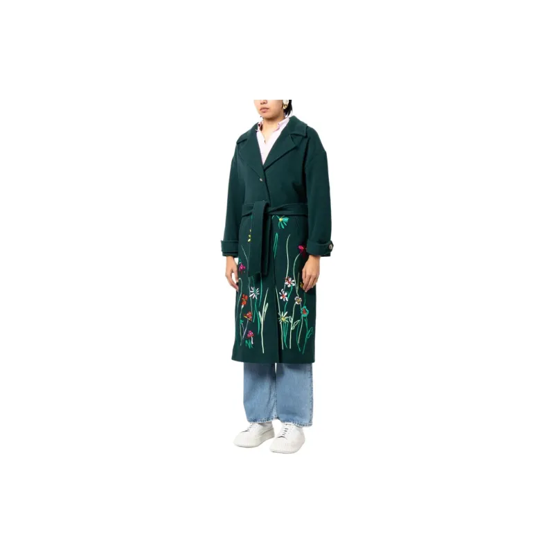 MIRA MIKATI Coats Women's Dark Green-1