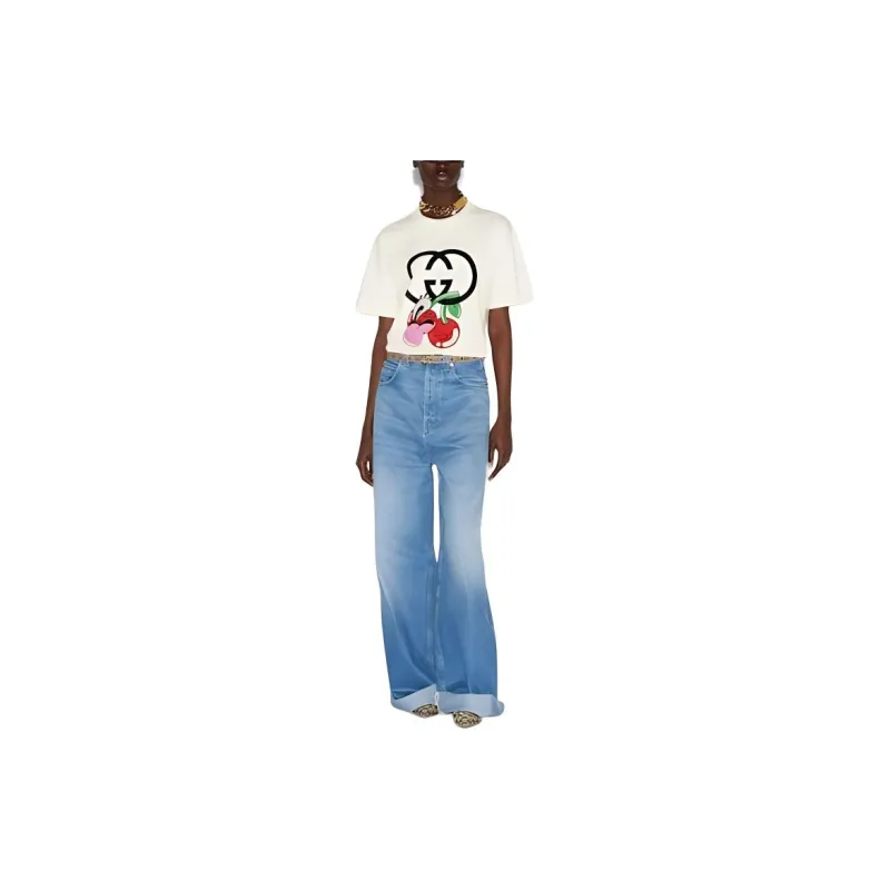 GUCCI T Shirts Women's White-1
