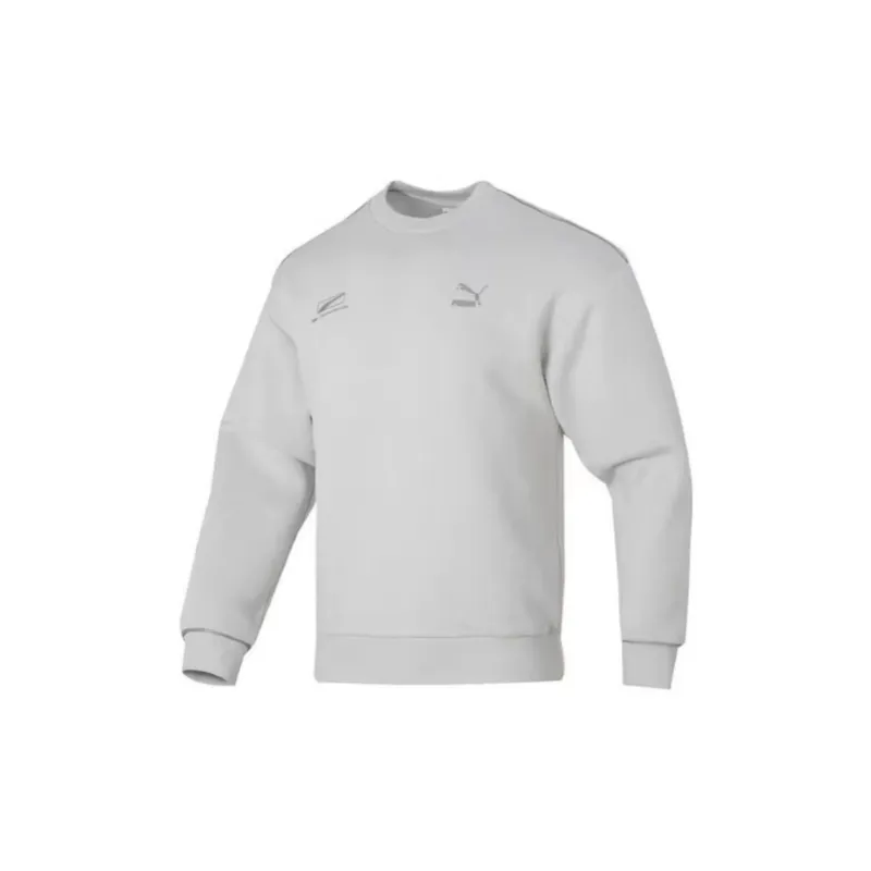 PUMA Sweatshirts Women's White+Includes Necklace-1