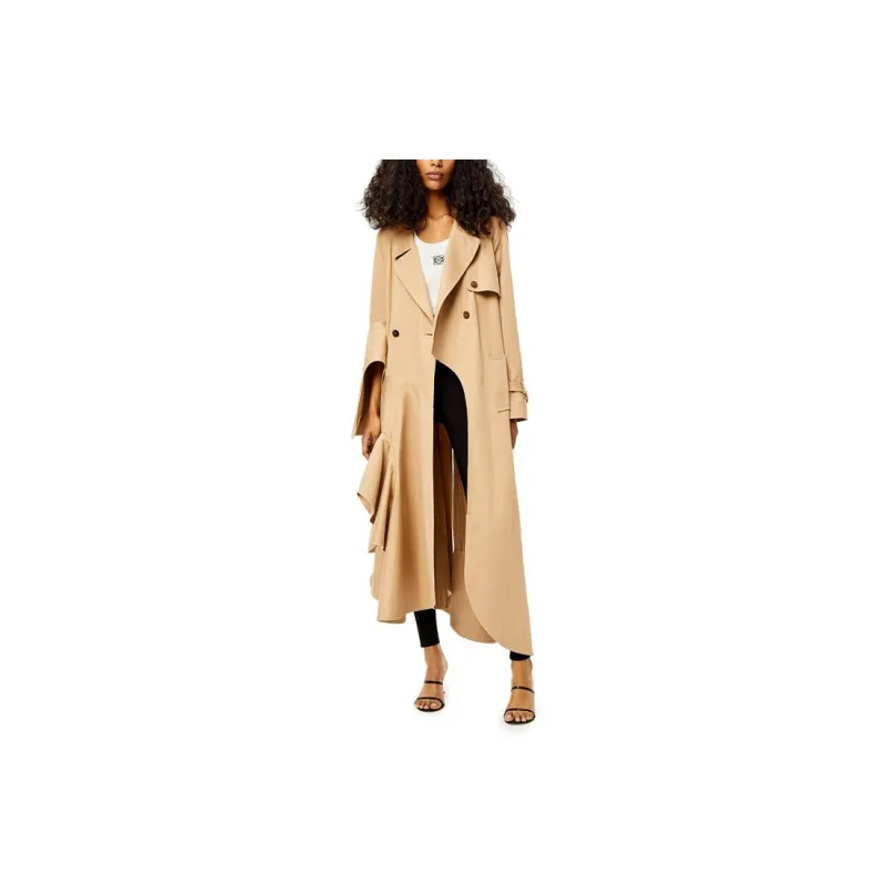 LOEWE Trench Coats Women's Beige-1
