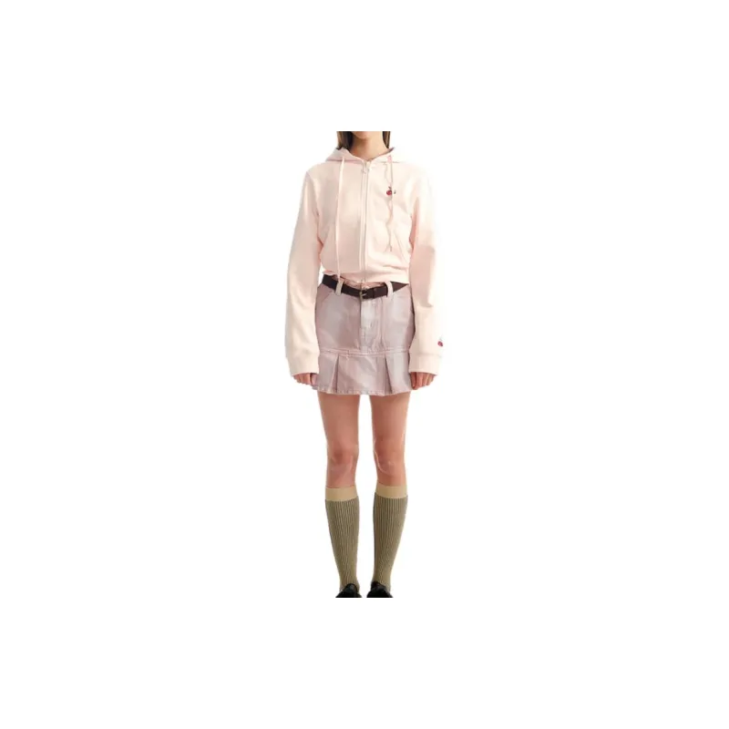 Kirsh FW23 Denim Short Skirts Women's Pink-1