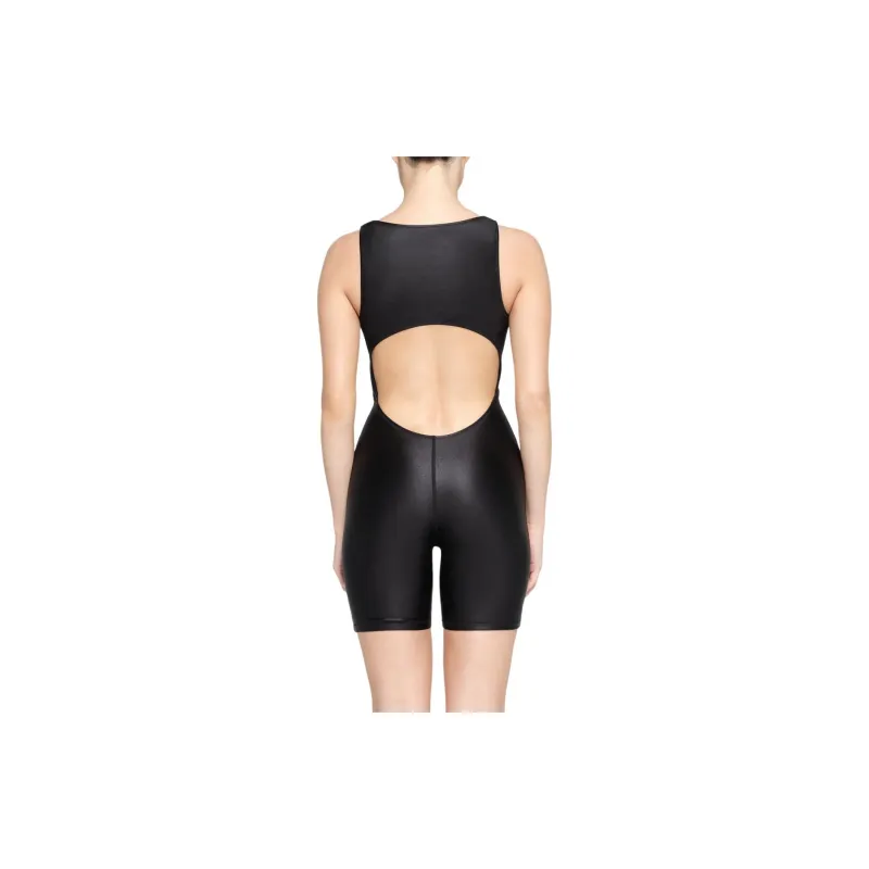 SKIMS SHINE SWIM CUT OUT CYCLE SUIT One-piece Swimsuit Women's ONYX/Onyx-2