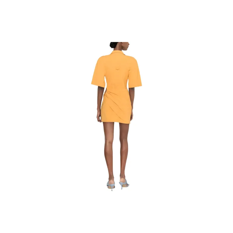 Jacquemus La Robe Camisa 'Orange'-2