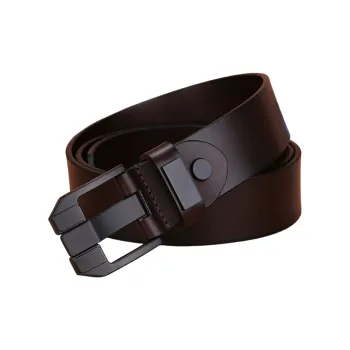 Youyoulan Top Grain Cow Leather Leather Belts Men's 3.7cm
