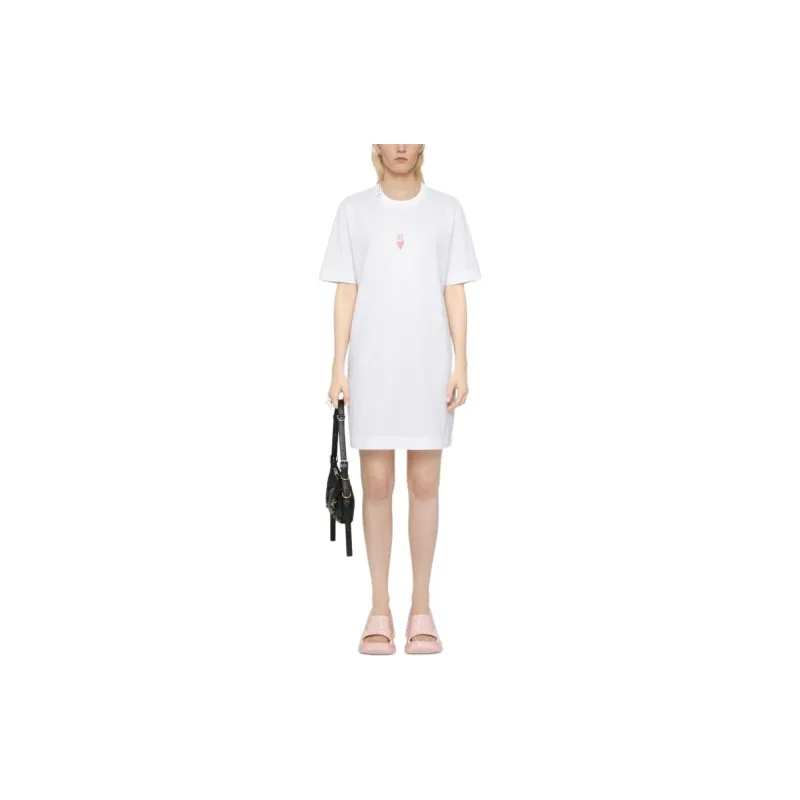 GIVENCHY SS24 Short Sleeved Dress Women's White-1