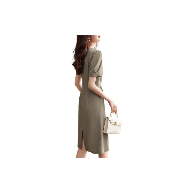 XWI Short Sleeved Dress Women's Mocha-2