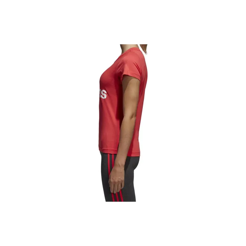 Adidas T Shirts Women's Natural Coral Pink-2