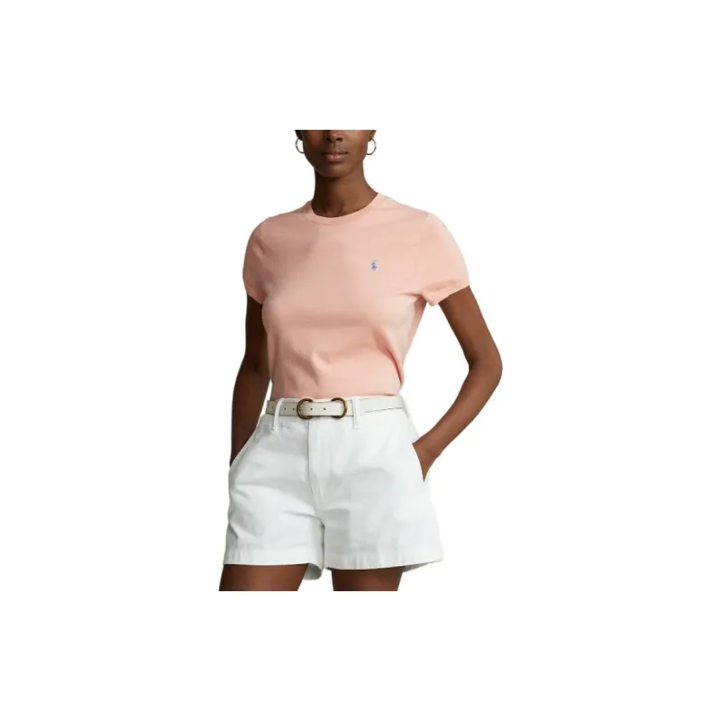 Polo Ralph Lauren T Shirts Women's Light Pink-2