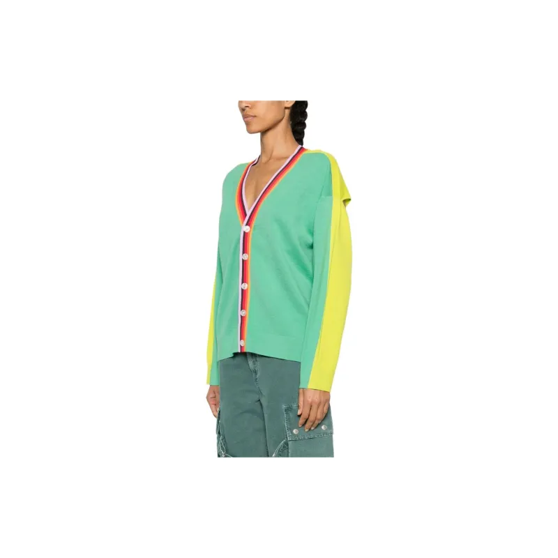 Christopher John Rogers Colour block Knitted Cardigan-3
