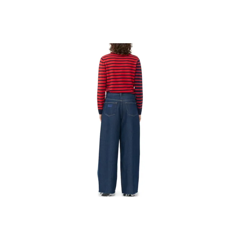 GANNI FW23 Knitwear Women's Pomegranate Juice Red-2