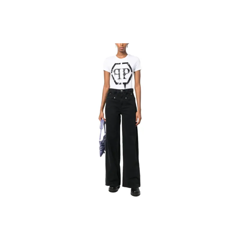 PHILIPP PLEIN Sexy Pure Fit Hexagon T shirt-1