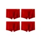 4 Pack China Red