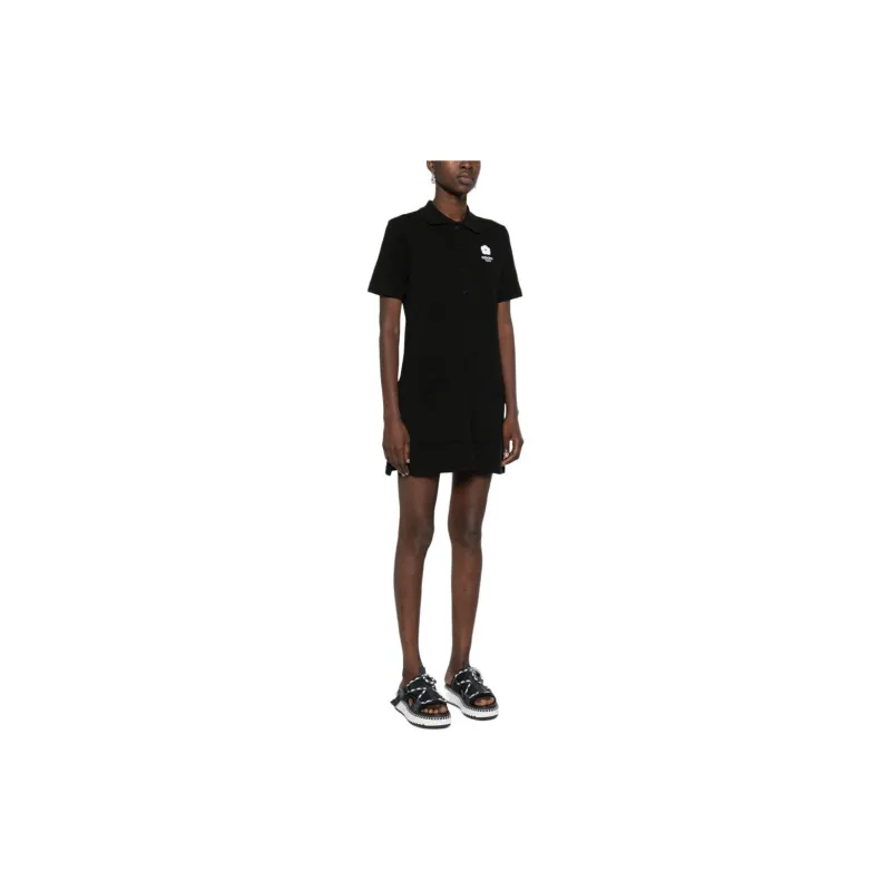 KENZO Boke Flower motif Polo Dress-3
