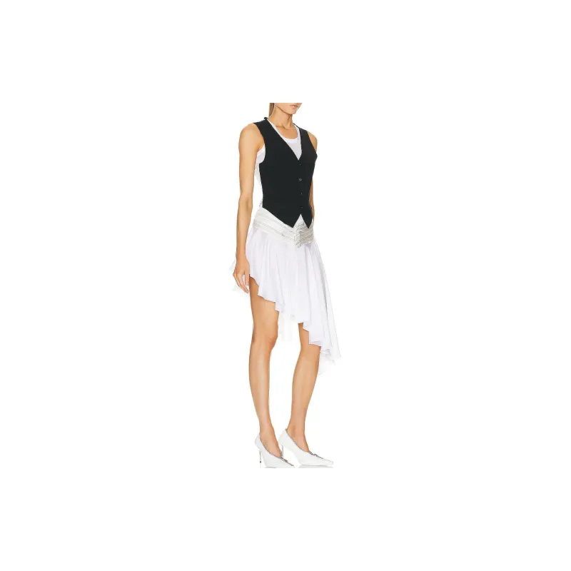 COPERNI Sleeveless Dress Women's Black White-3