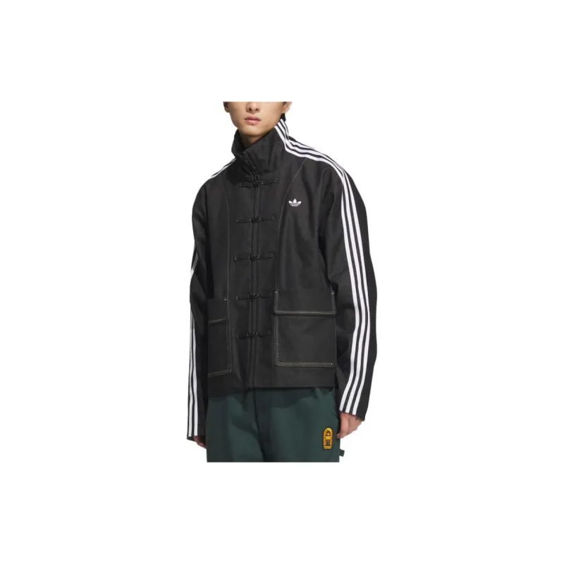 Adidas Originals TRACK TOP CN TT DENIM Jackets & Coats Unisex Black-1