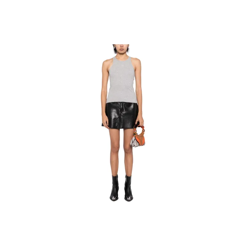 Marine Serre Organic Cotton Ribbed Tank Top-1