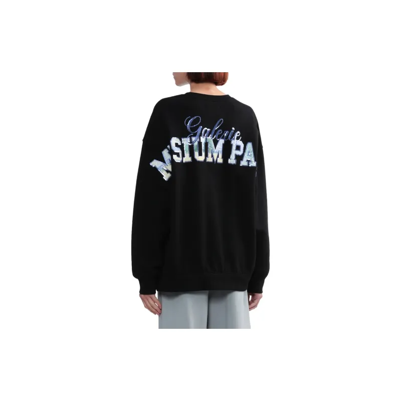 MUSIUM DIV Logo print Cotton Sweatshirt-3