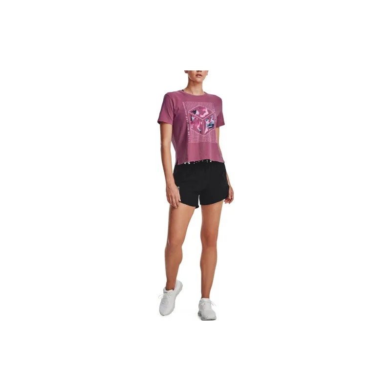 Under Armour T Shirt Women's Pink-2