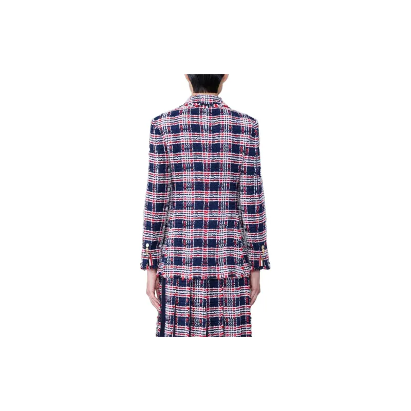 THOM BROWNE Sportcoat Tweed Blazer-4