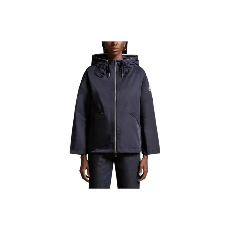 Moncler Cassiope Logo Patch Zip Up Jacket-3