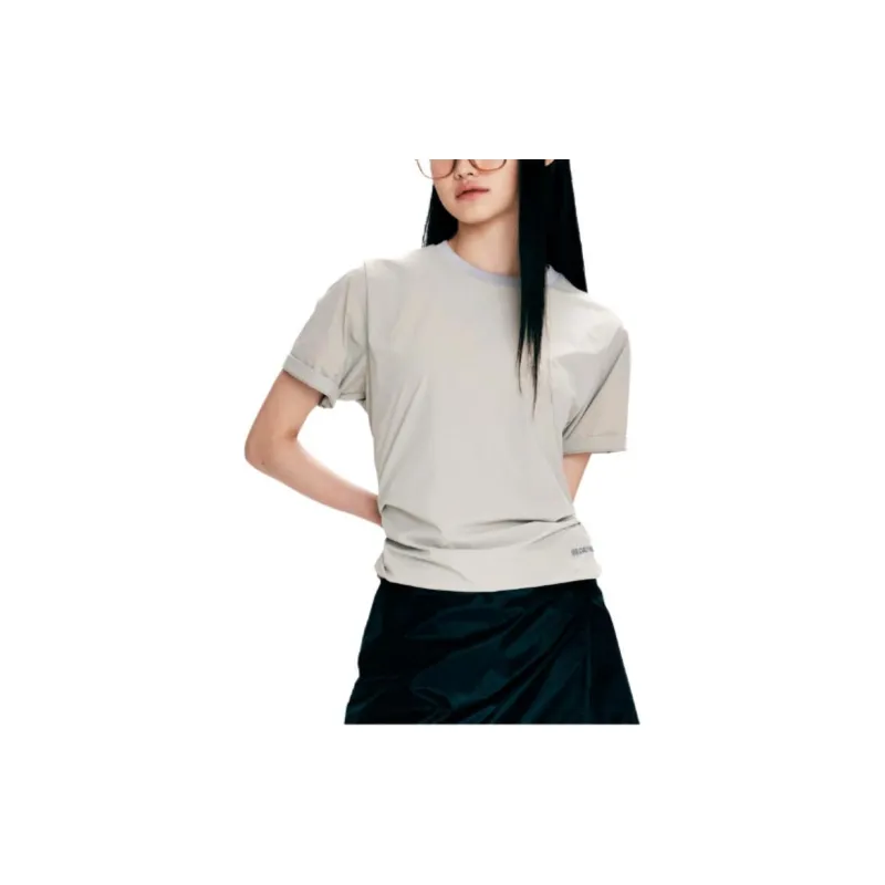 KOLON SPORT Regular T Shirt Women's Light Beige-2