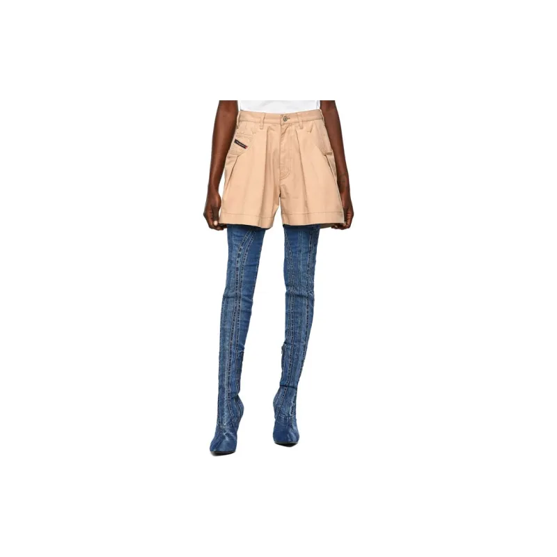 DIESEL Casual Shorts Women's Khaki-2