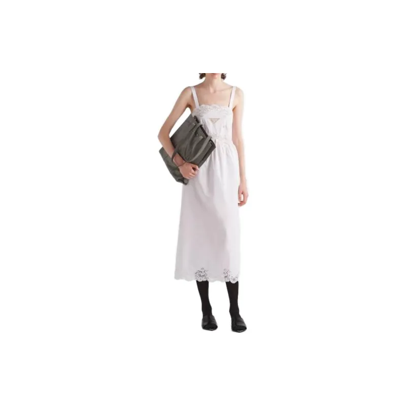 PRADA Slip Dresses Women's White-1