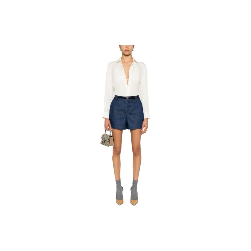 GUCCI Logo Detailed Low Waisted Shorts-1