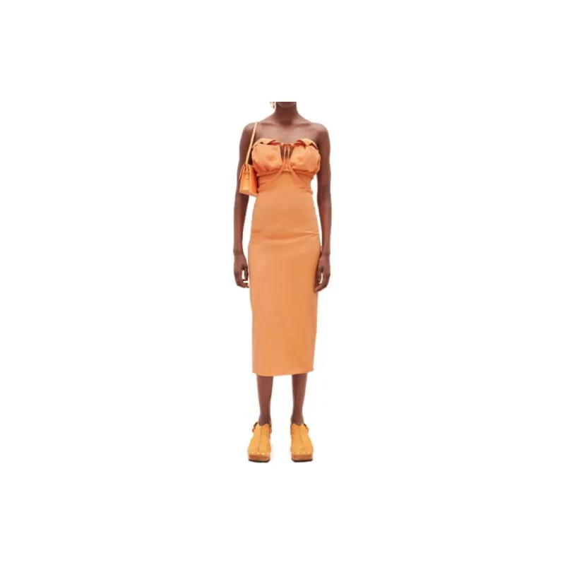 Jacquemus Strapless Cut-Out Detail Dress-2