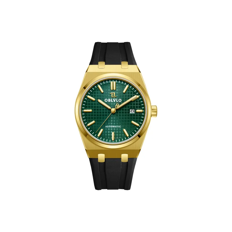 OBLVLO Mechanical Movement Watch Men's Watches Blue Dial-19