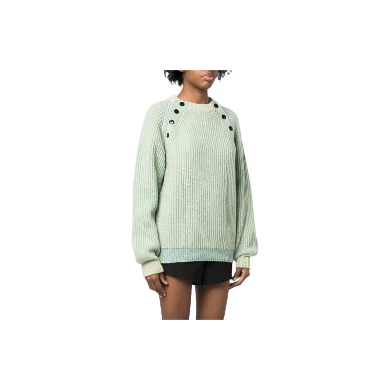GANNI SS22 Sweater Women's Green-2