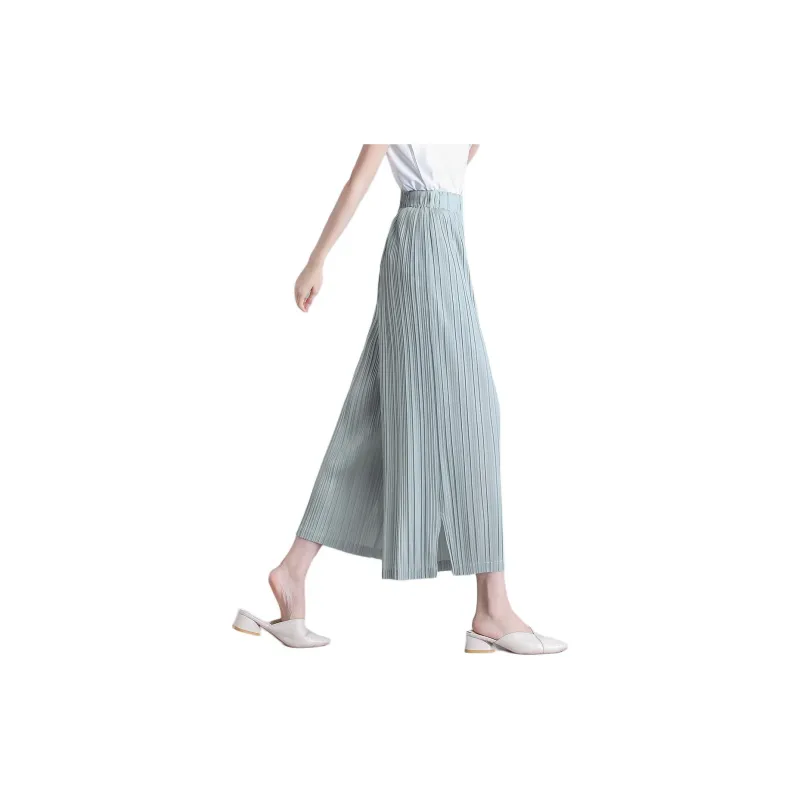 Mo Han Yi Mei Casual Pants Women's Light Blue-2