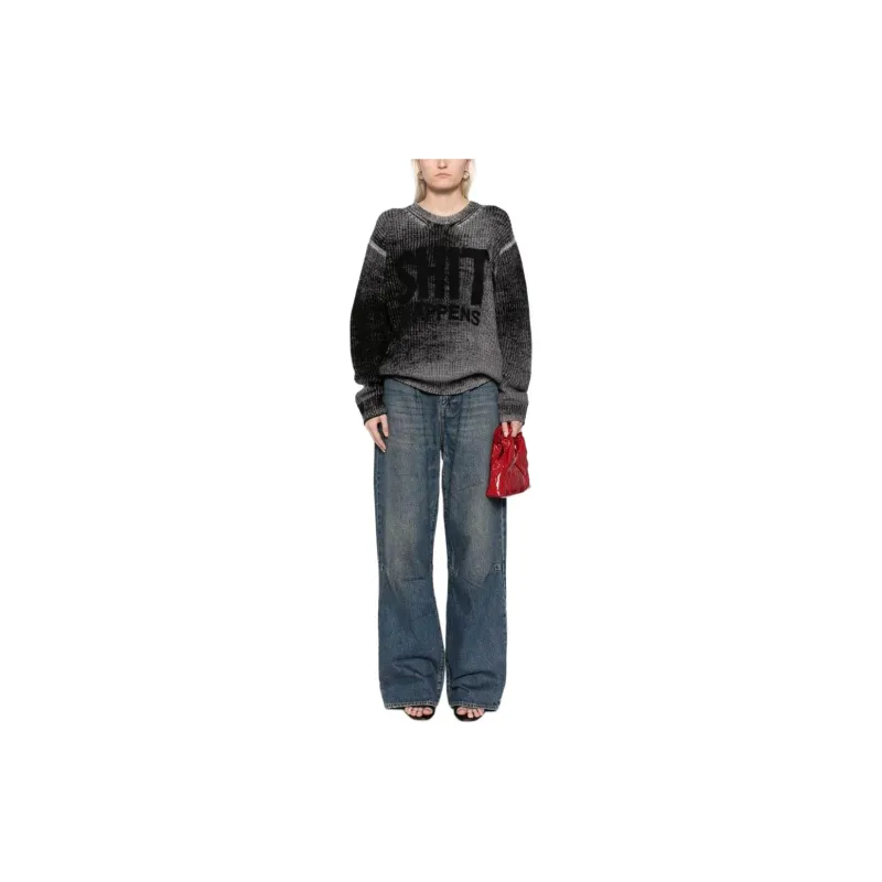 R13 Floral Printed Distressed Jumper-1