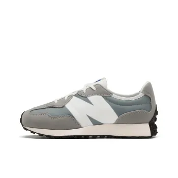 New Balance NB 327 Anti Slip Wear Resistant Low Top Kids' Running Shoes Gray White Grade School