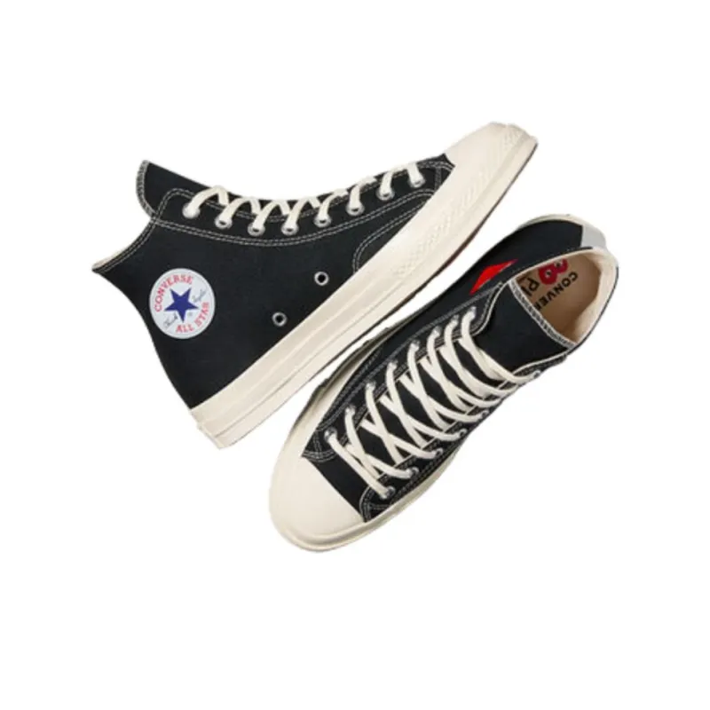 Converse Chuck Taylor All Star 70 Hi Comme Des Garcons PLAY Single Heart Black-2