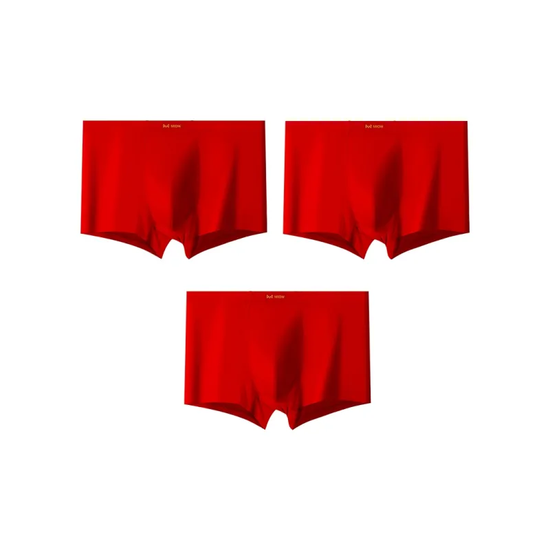 MIIOW Honmei Honmei Series Underpants Men's Combo Set Red-6