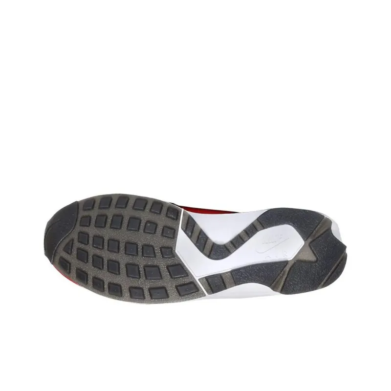 Nike Air Huarache Slip-Resistant Low-Top Running Shoes Unisex White Red-3