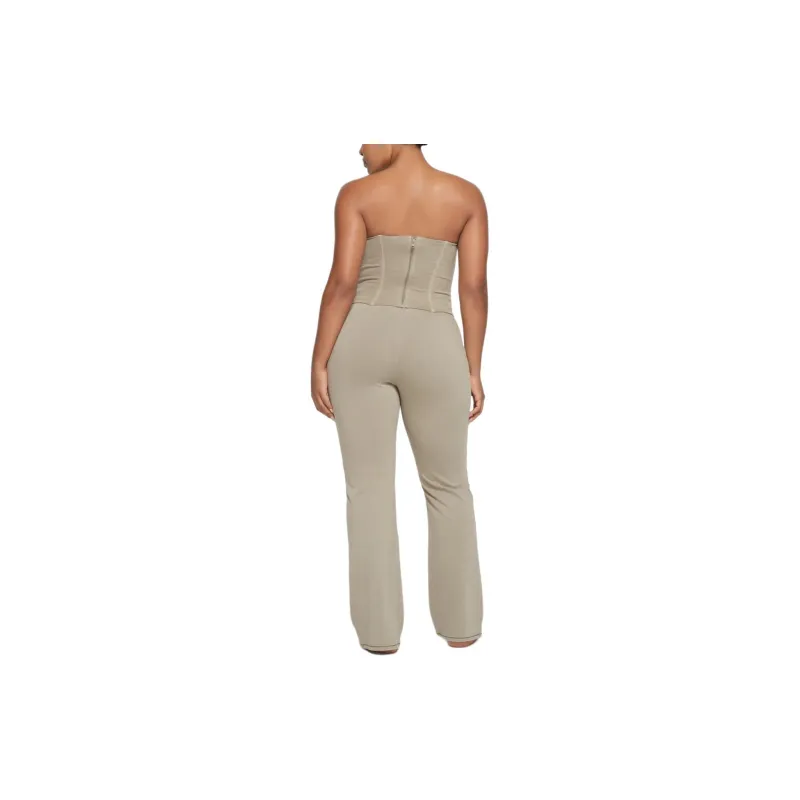 SKIMS SS24 Summer Collection OUTDOOR HIGH-WAISTED FLARE LEGGING Casual Pants Women's TAUPE/Taupe-2
