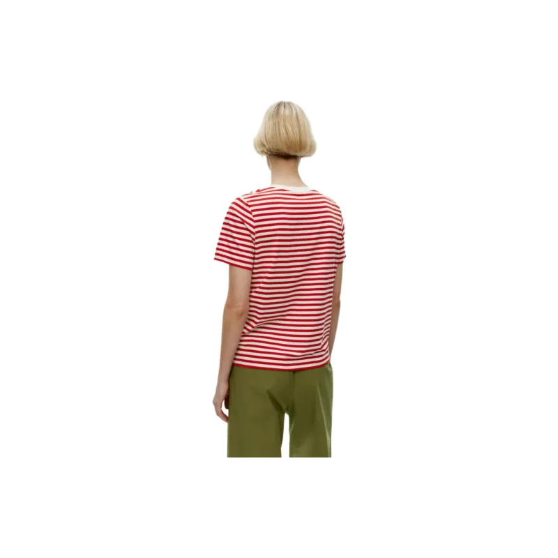 ARKET Regular T-Shirt Women's Red/White-3