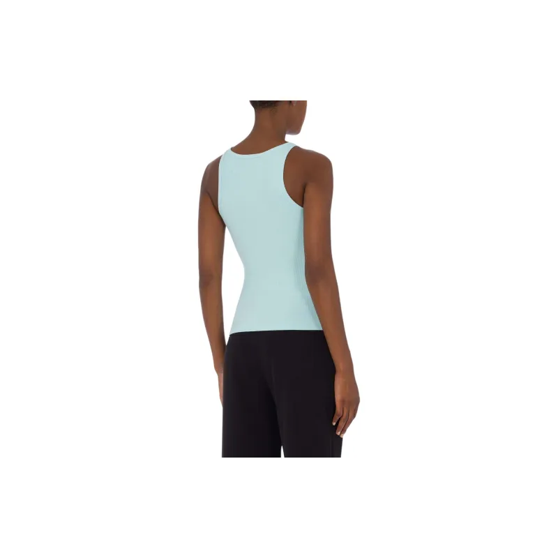 MOSCHINO Logo appliqué Tank Top-1