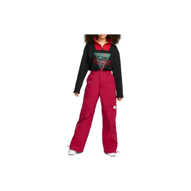 Jordan X Nina Chanel Abney Funnel Neck Top Black-2