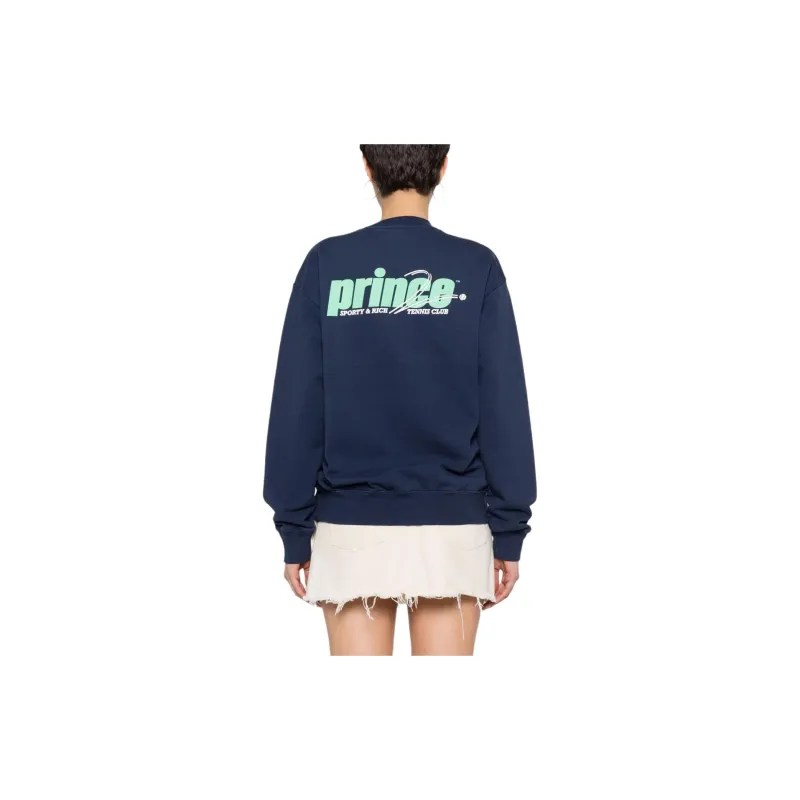 SPORTY & RICH Sweatshirt Women's Marine Blue-3