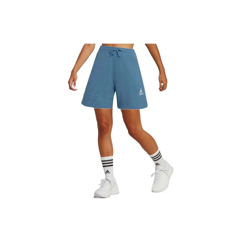 Adidas Essentials Slim 3-Stripes Shorts Casual Shorts Women's Reconstructed Blue-1