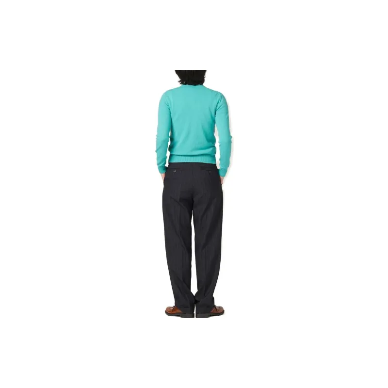 MIU MIU Striped Tailored Trousers-3