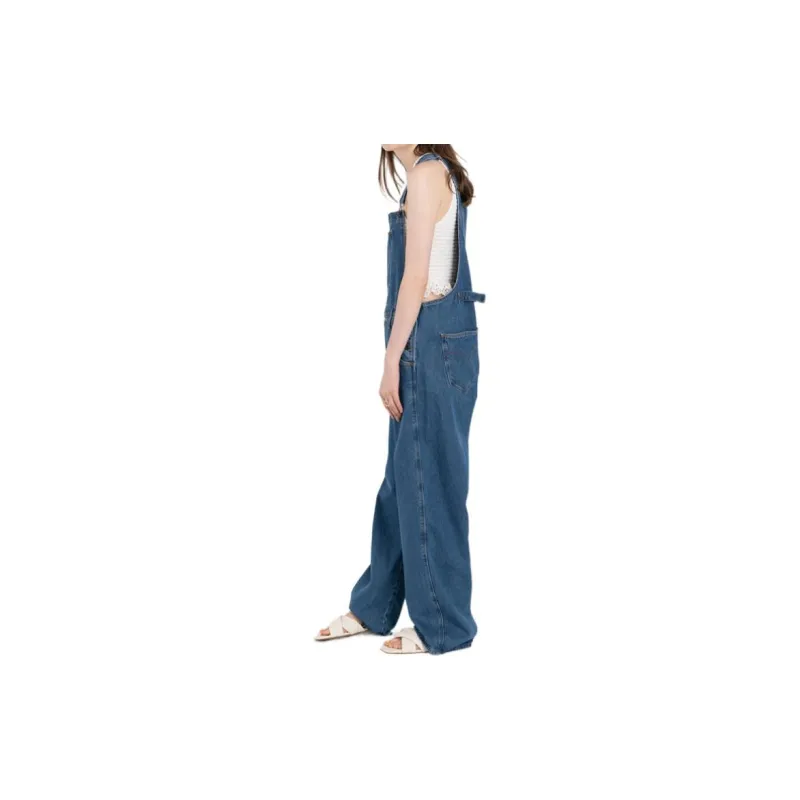 Levis Overalls Women's Blue-4