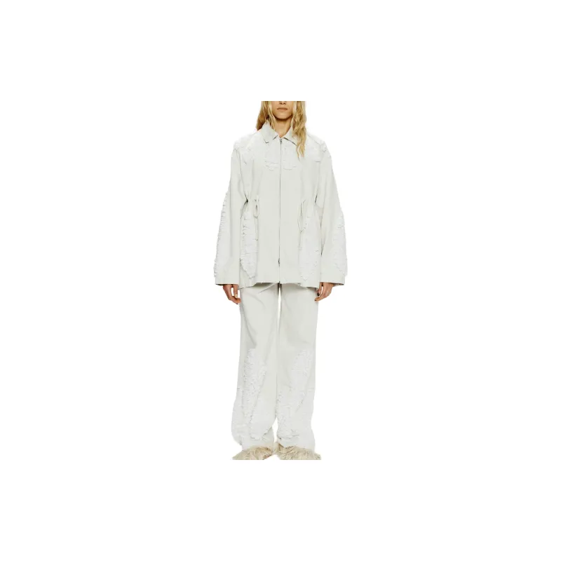 SONG FOR THE MUTE FW24 Jackets Coats Women's White-2