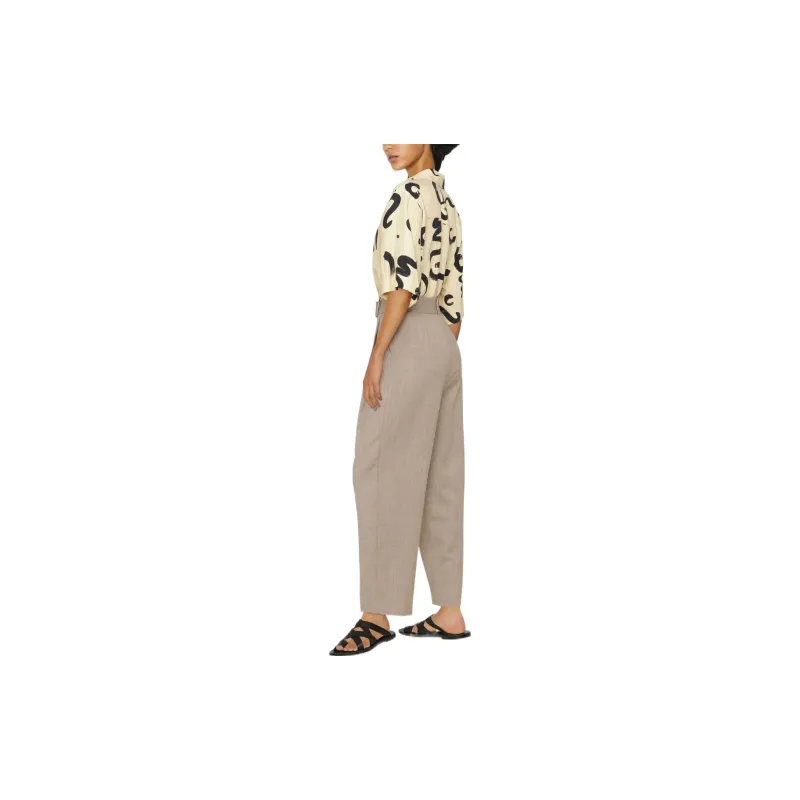 TOTEME Deep Pleat Wool Trousers-3
