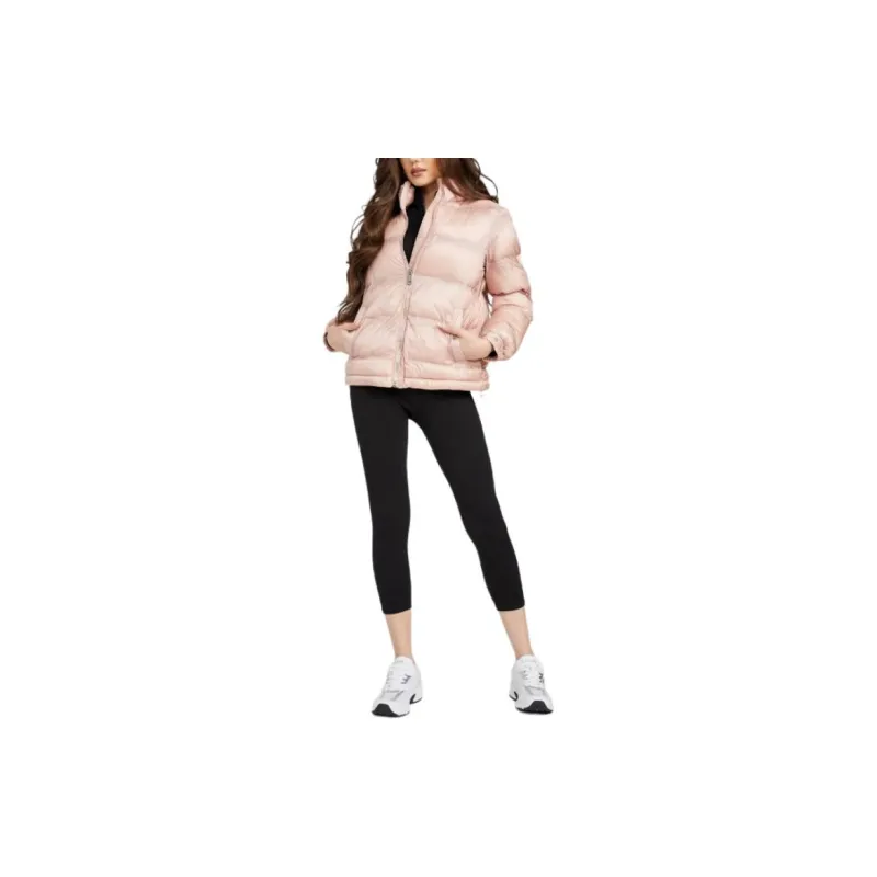 GUESS Nini Puffer Jacket Down Jacket Women's Pink-1